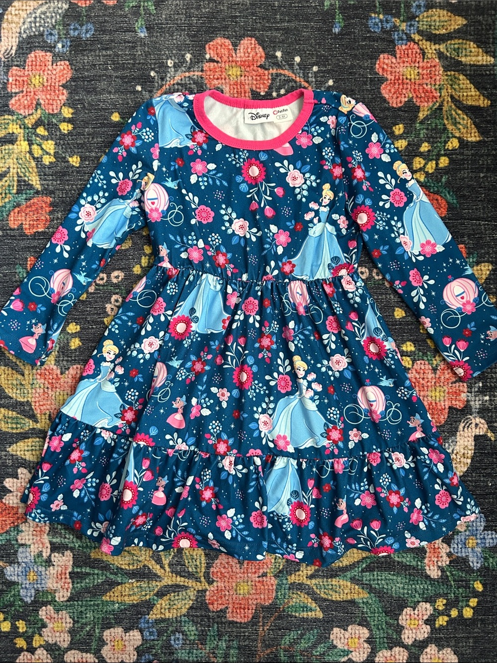 Disney Pat Pat Cinderella Dress, Size 3-4